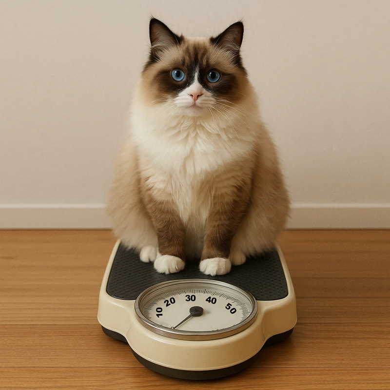 Ragdoll macska súlya