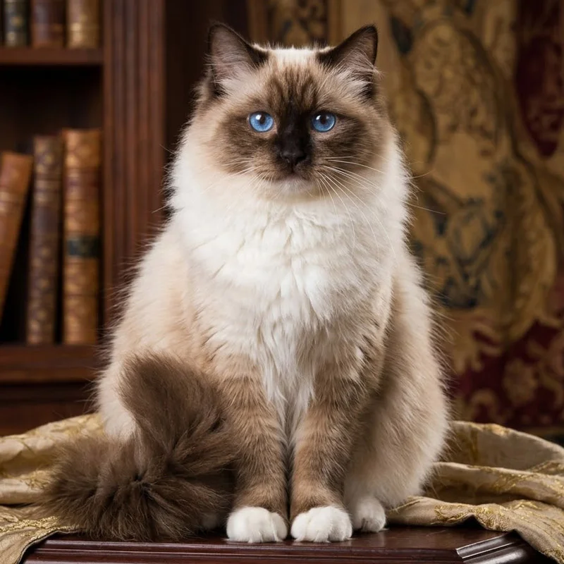 Seal mitted ragdoll színe