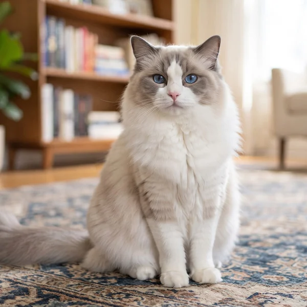 Bicolor Ragdoll macska