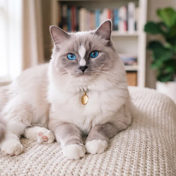 Blaze ragdoll cica