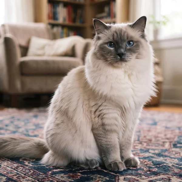 Colorpoint Ragdoll macska